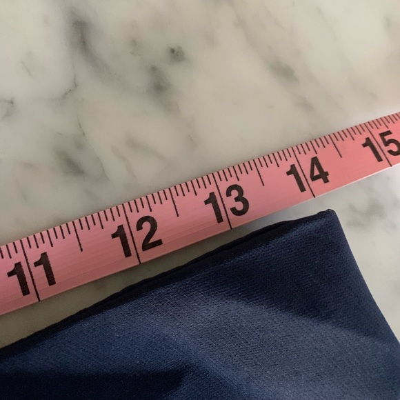 NWT Zara navy skirt with sparkle buttons and asymmetrical front size S - Picture 10 of 13